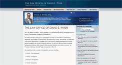 Desktop Screenshot of piverlaw.com